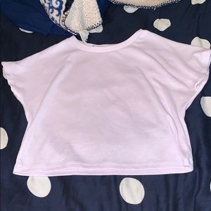 Shein Lavender Crop Top